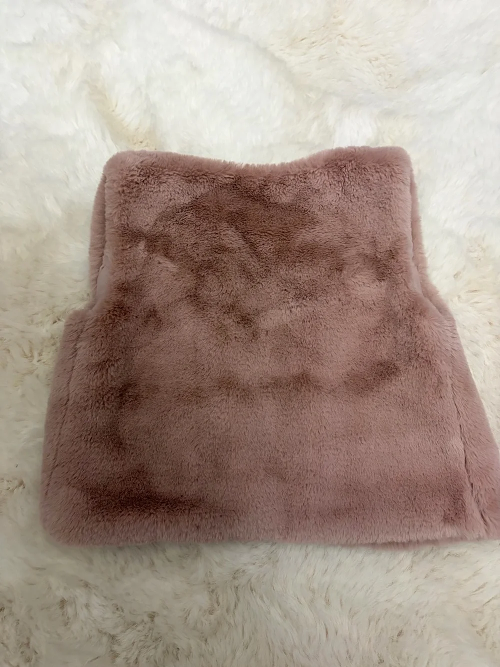 H&M Kids Blush Pink Faux-Fur Vest